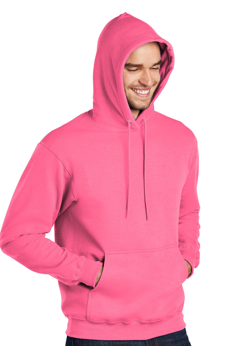 Go Pink - Pullover Hooded Fleece Sweatshirt